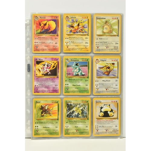 452 - COMPLETE POKEMON JUNGLE SET, condition ranges from moderately played to lightly played