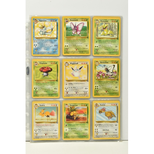 452 - COMPLETE POKEMON JUNGLE SET, condition ranges from moderately played to lightly played