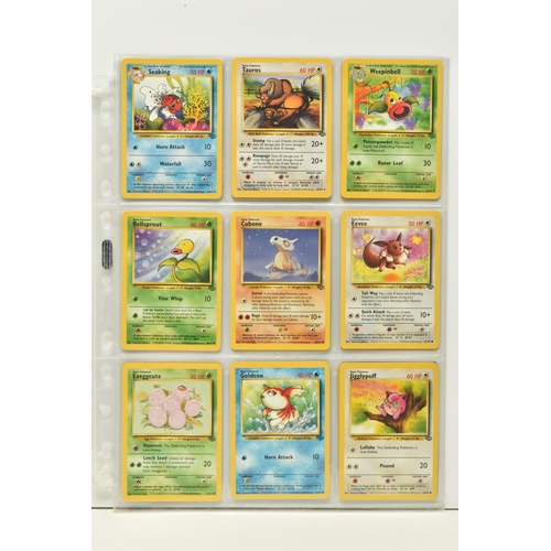 452 - COMPLETE POKEMON JUNGLE SET, condition ranges from moderately played to lightly played