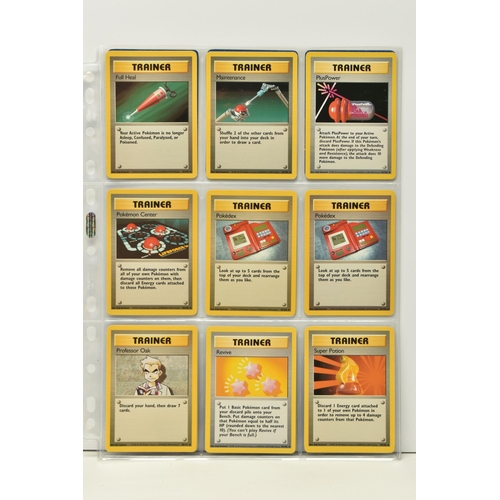 459 - COMPLETE POKEMON BASE SET, condition ranges from moderately played to excellent, includes an additio... 