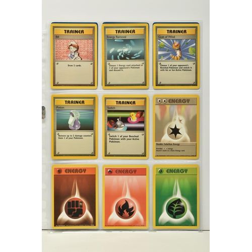 459 - COMPLETE POKEMON BASE SET, condition ranges from moderately played to excellent, includes an additio... 