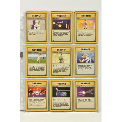 459 - COMPLETE POKEMON BASE SET, condition ranges from moderately played to excellent, includes an additio... 