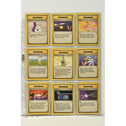 460 - COMPLETE POKEMON BASE SET, condition ranges from moderately played to excellent