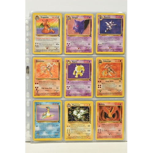 461 - COMPLETE POKEMON FOSSIL SET, condition ranges from moderately played to excellent