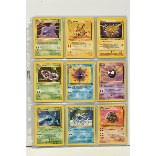 461 - COMPLETE POKEMON FOSSIL SET, condition ranges from moderately played to excellent