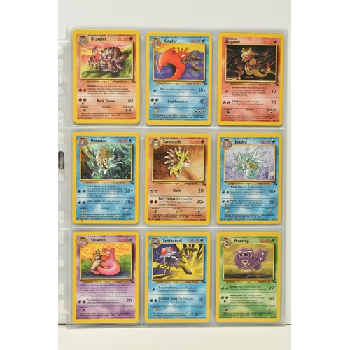 461 - COMPLETE POKEMON FOSSIL SET, condition ranges from moderately played to excellent