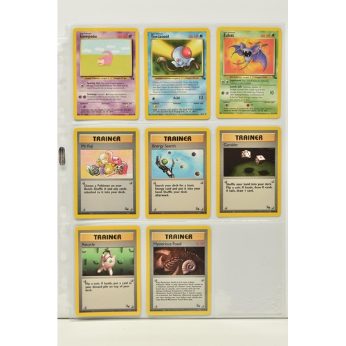 461 - COMPLETE POKEMON FOSSIL SET, condition ranges from moderately played to excellent