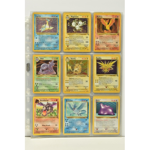 462 - COMPLETE POKEMON FOSSIL SET, condition ranges from moderately played to excellent