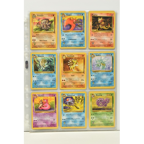 462 - COMPLETE POKEMON FOSSIL SET, condition ranges from moderately played to excellent