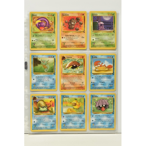 462 - COMPLETE POKEMON FOSSIL SET, condition ranges from moderately played to excellent