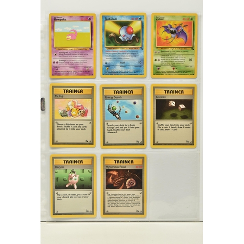 462 - COMPLETE POKEMON FOSSIL SET, condition ranges from moderately played to excellent