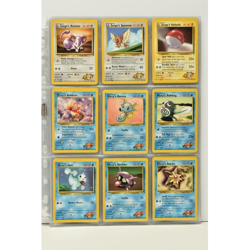 464 - COMPLETE POKEMON GYM HEROES SET, condition ranges from lightly played to excellent