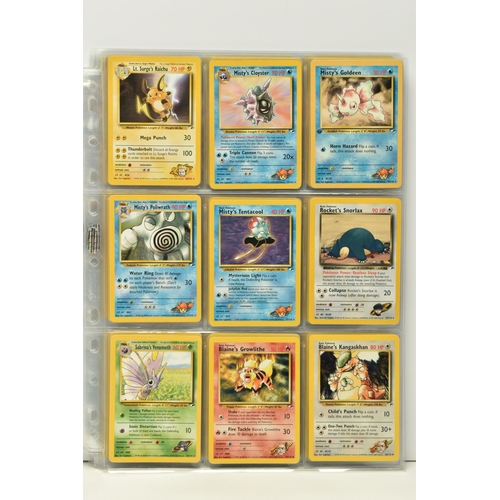 464 - COMPLETE POKEMON GYM HEROES SET, condition ranges from lightly played to excellent