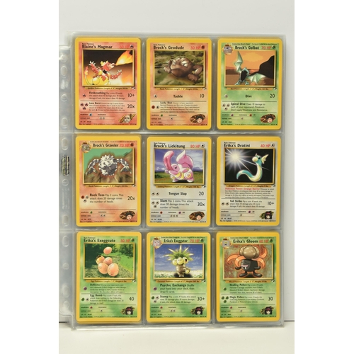 464 - COMPLETE POKEMON GYM HEROES SET, condition ranges from lightly played to excellent