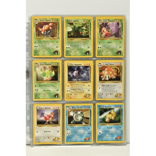 464 - COMPLETE POKEMON GYM HEROES SET, condition ranges from lightly played to excellent