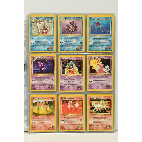 464 - COMPLETE POKEMON GYM HEROES SET, condition ranges from lightly played to excellent