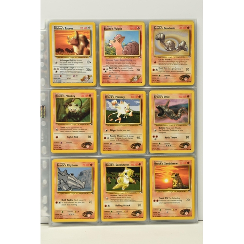 464 - COMPLETE POKEMON GYM HEROES SET, condition ranges from lightly played to excellent