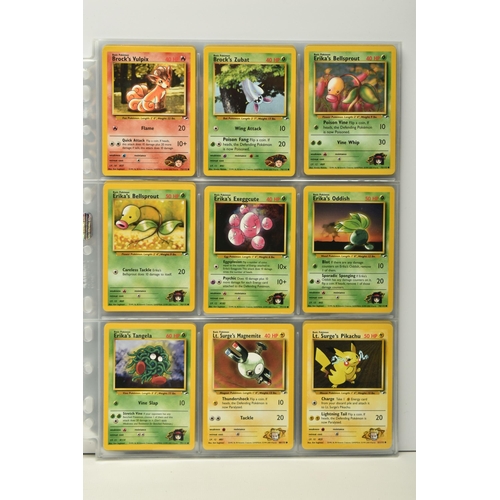 464 - COMPLETE POKEMON GYM HEROES SET, condition ranges from lightly played to excellent