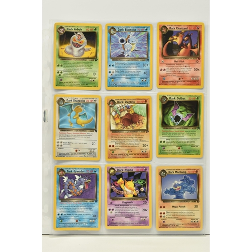 468 - COMPLETE POKEMON TEAM ROCKET SET, includes Dark Raichu 83/82, most of the holo cards are noticeably ... 