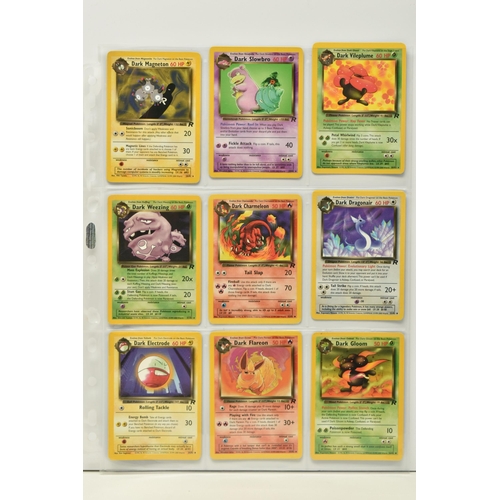 468 - COMPLETE POKEMON TEAM ROCKET SET, includes Dark Raichu 83/82, most of the holo cards are noticeably ... 