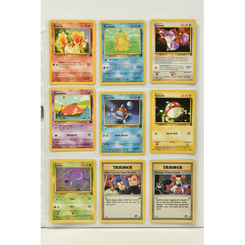 468 - COMPLETE POKEMON TEAM ROCKET SET, includes Dark Raichu 83/82, most of the holo cards are noticeably ... 