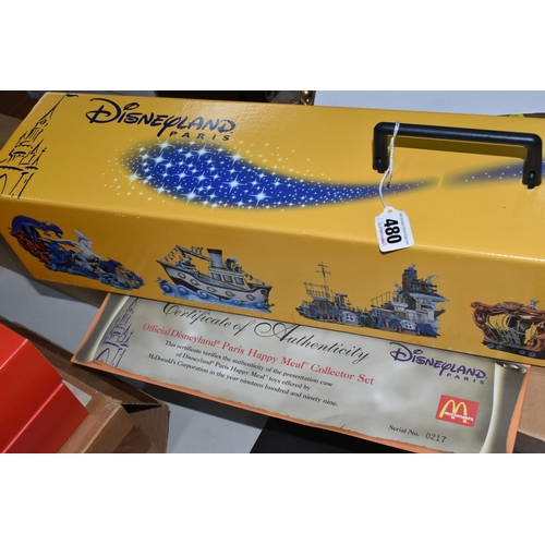 480 - A BOXED McDONALD'S OFFICIAL DISNEYLAND PARIS HAPPY MEAL COLLECTORS SET, Presentation case of Disneyl... 