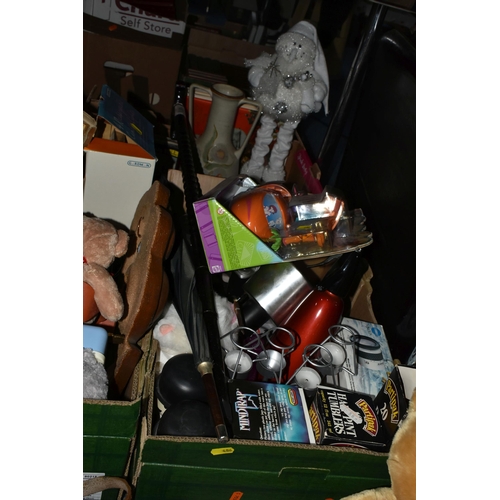 486 - FOUR BOXES AND A LOOSE VARIETY OF SUNDRIES including a vintage 'Avo' Avometer in original leather ca... 