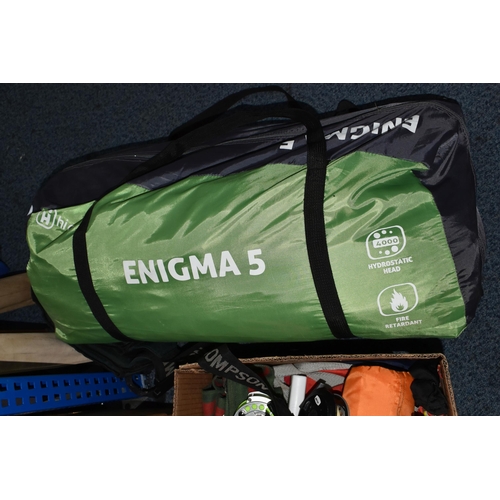 531 - A QUANTITY OF FLY FISHING EQUIPMENT AND CAMPING EQUIPMENT ETC, rods comprise a Hardy two piece Jet 9... 