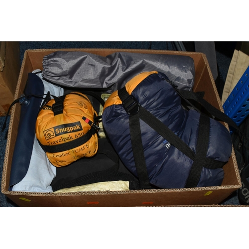 531 - A QUANTITY OF FLY FISHING EQUIPMENT AND CAMPING EQUIPMENT ETC, rods comprise a Hardy two piece Jet 9... 