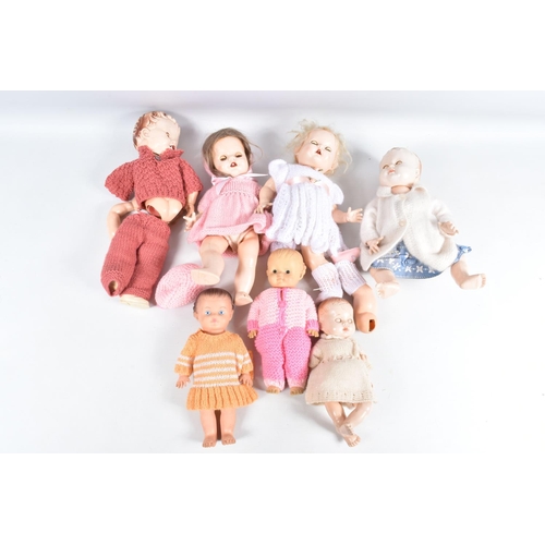 16 - A COLLECTION OF MID 20TH CENTURY PEDIGREE HARD PLASTIC AND VINYL DOLLS, assorted types and sizes, al... 