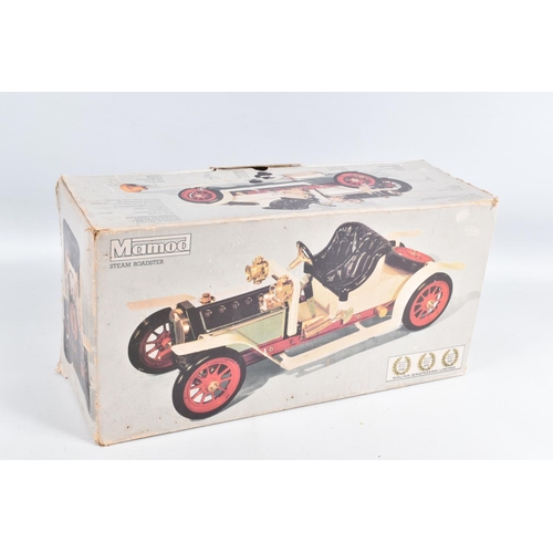 18 - A BOXED MAMOD LIVE STEAM ROADSTER, No.SA1, not tested, appears complete and in very good condition, ... 