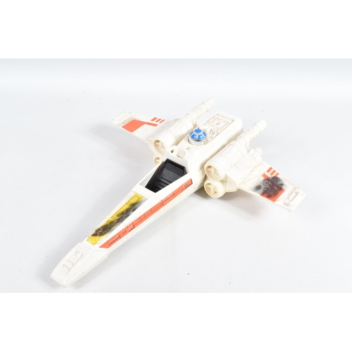 19 - TWO BOXED 1983 STAR WARS RETURN OF THE JEDI VEHICLES, the first a Battle Damaged X Wing Fighter Vehi... 