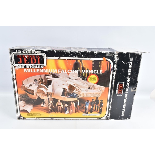 19 - TWO BOXED 1983 STAR WARS RETURN OF THE JEDI VEHICLES, the first a Battle Damaged X Wing Fighter Vehi... 