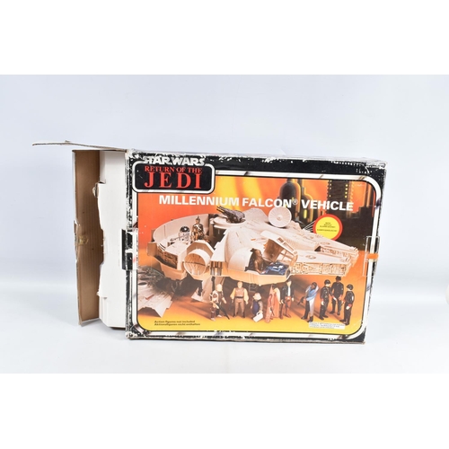 19 - TWO BOXED 1983 STAR WARS RETURN OF THE JEDI VEHICLES, the first a Battle Damaged X Wing Fighter Vehi... 