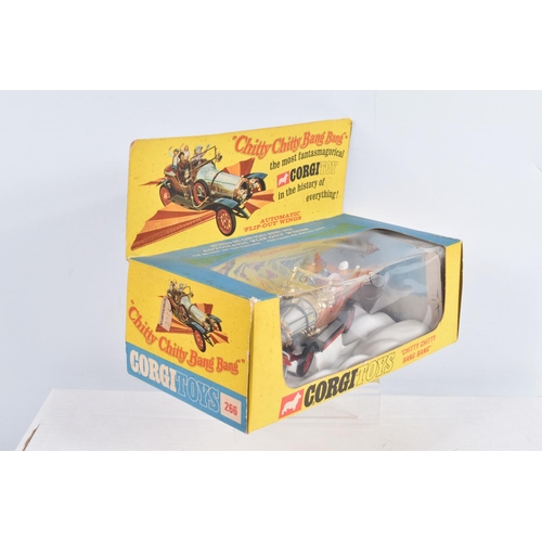 2 - A BOXED CORGI TOYS CHITTY CHITTY BANG BANG CAR, No.266, complete with all four figures, front and re... 