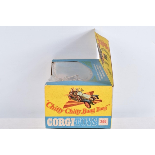 2 - A BOXED CORGI TOYS CHITTY CHITTY BANG BANG CAR, No.266, complete with all four figures, front and re... 