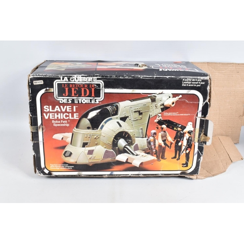 20 - TWO BOXED 1983 STAR WARS RETURN OF THE JEDI VEHICLES, the first a Slave I Vehicle Boba Fett Spaceshi... 