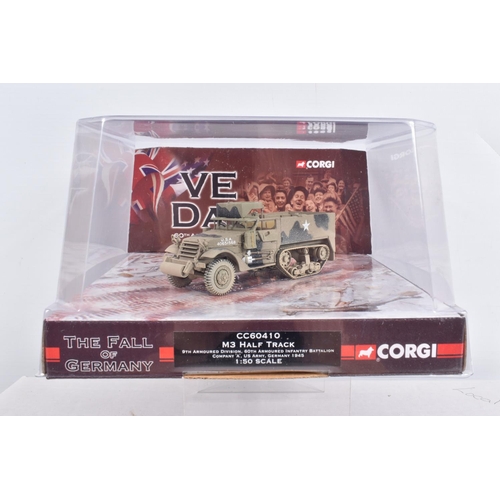 24 - FIVE BOXED CORGI CLASSICS VE DAY - THE FALL OF GERMANY MILITARY VEHICLES, all 1/50 scale, Krauss-Maf... 