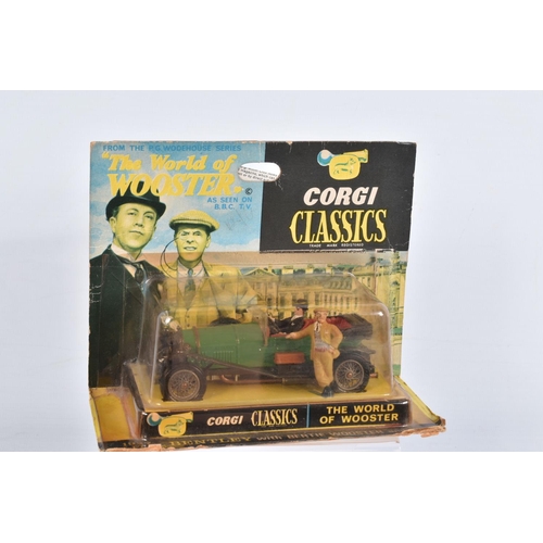 26 - A QUANTITY OF BOXED AND CARDED ORIGINAL CORGI CLASSICS VINTAGE CAR MODELS, to include 'The World of ... 