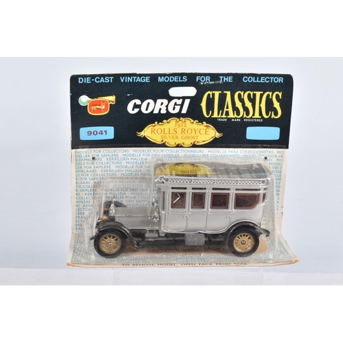 26 - A QUANTITY OF BOXED AND CARDED ORIGINAL CORGI CLASSICS VINTAGE CAR MODELS, to include 'The World of ... 