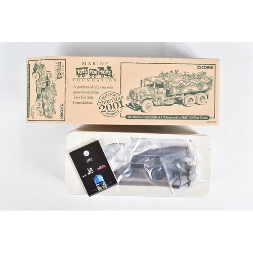 27 - FIVE BOXED CORGI CLASSICS MILITARY VEHICLES, Firebase Nam M35 A1 'Deuce and a Half' 2.5T Truck - USM... 