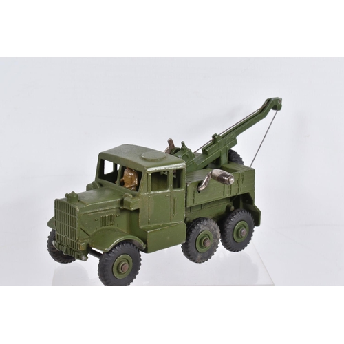 4 - TWO BOXED DINKY SUPERTOYS MILITARY VEHICLES, Thornycroft Mighty Antar Tank Transporter, No.660 and S... 