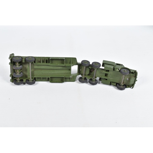 4 - TWO BOXED DINKY SUPERTOYS MILITARY VEHICLES, Thornycroft Mighty Antar Tank Transporter, No.660 and S... 