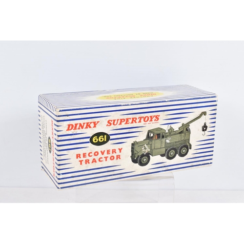 4 - TWO BOXED DINKY SUPERTOYS MILITARY VEHICLES, Thornycroft Mighty Antar Tank Transporter, No.660 and S... 