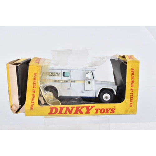 45 - A QUANTITY OF BOXED DINKY TOYS MODELS, 2 x Brinks Armoured Car, No.275, one is earlier version with ... 