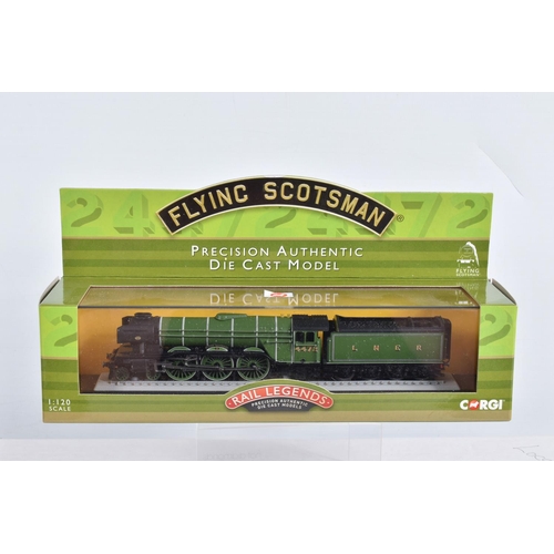 50 - EIGHT BOXED DIECAST 1/120 SCALE CORGI RAIL LEGENDS MODELS, to include one Mallard model numbered ST9... 