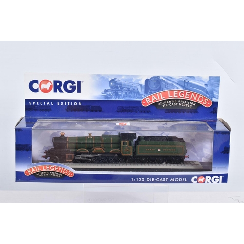 50 - EIGHT BOXED DIECAST 1/120 SCALE CORGI RAIL LEGENDS MODELS, to include one Mallard model numbered ST9... 