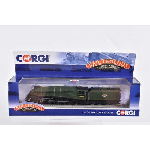 51 - EIGHT BOXED DIECAST 1/120 SCALE CORGI RAIL LEGENDS MODELS TRAINS, to include models ST97703, ST97603... 