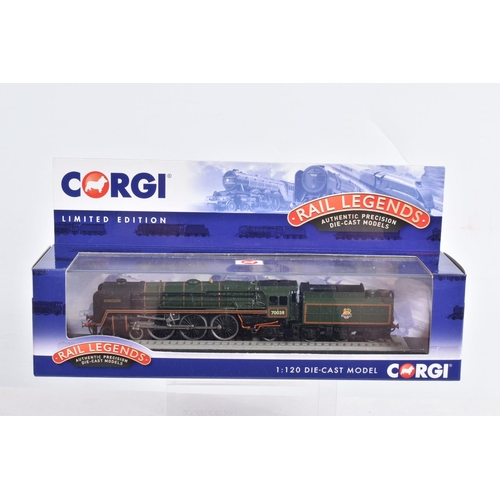 51 - EIGHT BOXED DIECAST 1/120 SCALE CORGI RAIL LEGENDS MODELS TRAINS, to include models ST97703, ST97603... 