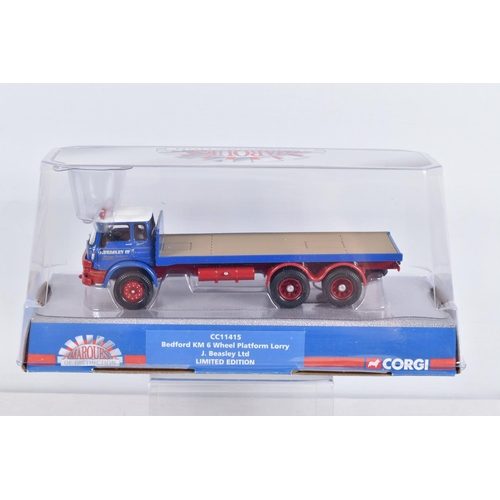 6 - EIGHT BOXED CORGI CLASSICS TRUCK/LORRY MODELS, 'Hauliers of Renown' MAN TGA XL with Felbinder Tanker... 